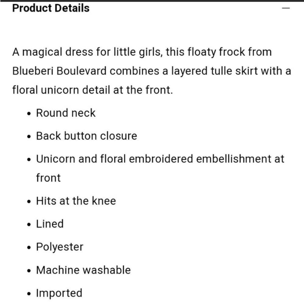 Blueberi Boulevard Unicorn Birthday Party Dress Pastel 5 - Picture 8 of 9